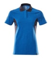 Mascot Dames Poloshirt Accelerate 18393-961 helder blauw-donkermarine